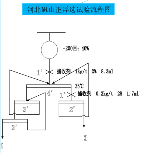 磷矿正浮选原则流程图